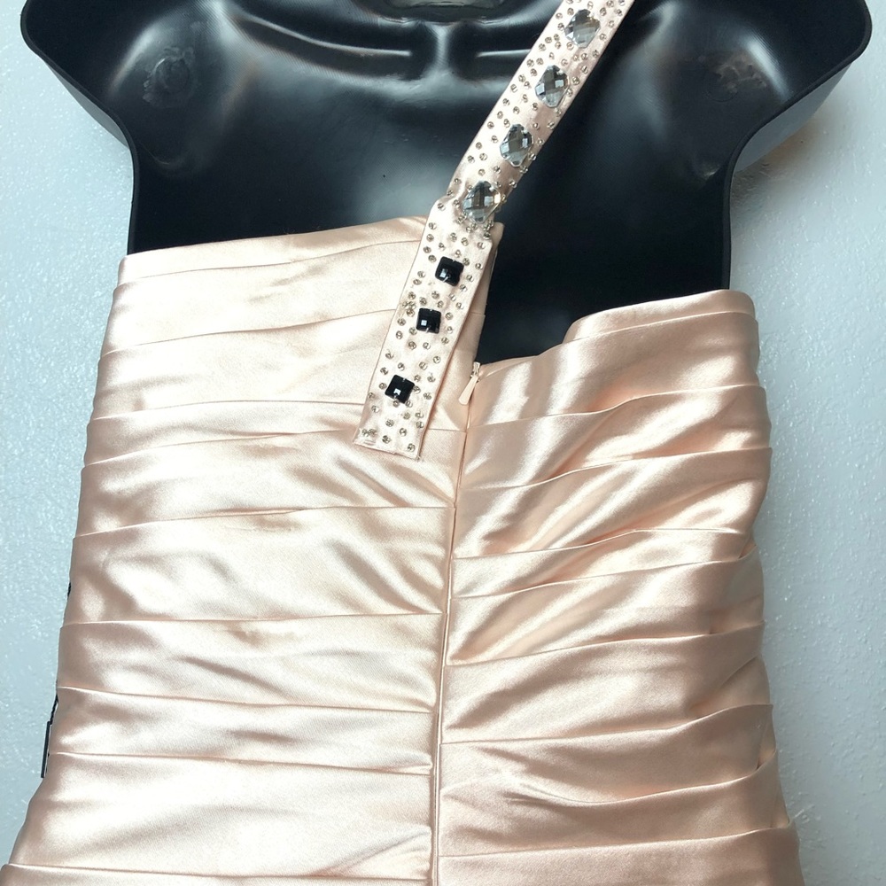 JJ’S HOUSE Pearl Pink Ruched layers bling strap 4 - Picture 9 of 16